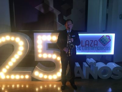 Saxofonista en Bogotá